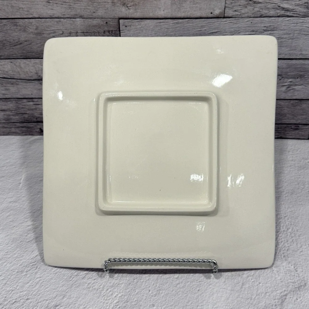 Hand Painted Heart Plate Follow‎ Your Heart XOXO Pink Square Art Wall Decor